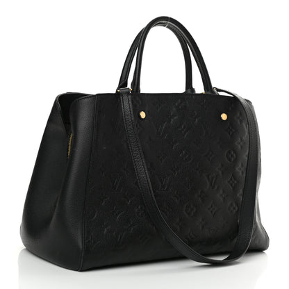 Louis Vuitton Empreinte Montaigne GM Black 3 of 11