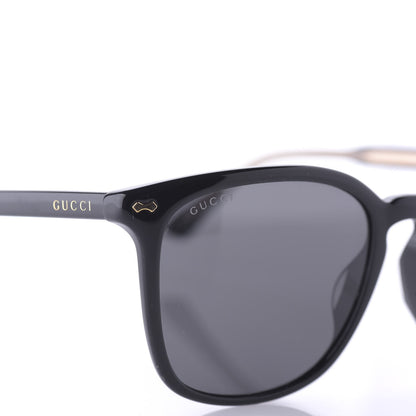 Gucci Square Frame Sunglasses GG0050S Black 7 of 9