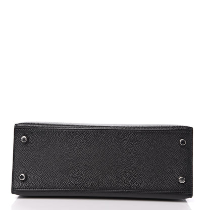 Hermes Epsom Kelly Sellier 25 Black 5 of 25