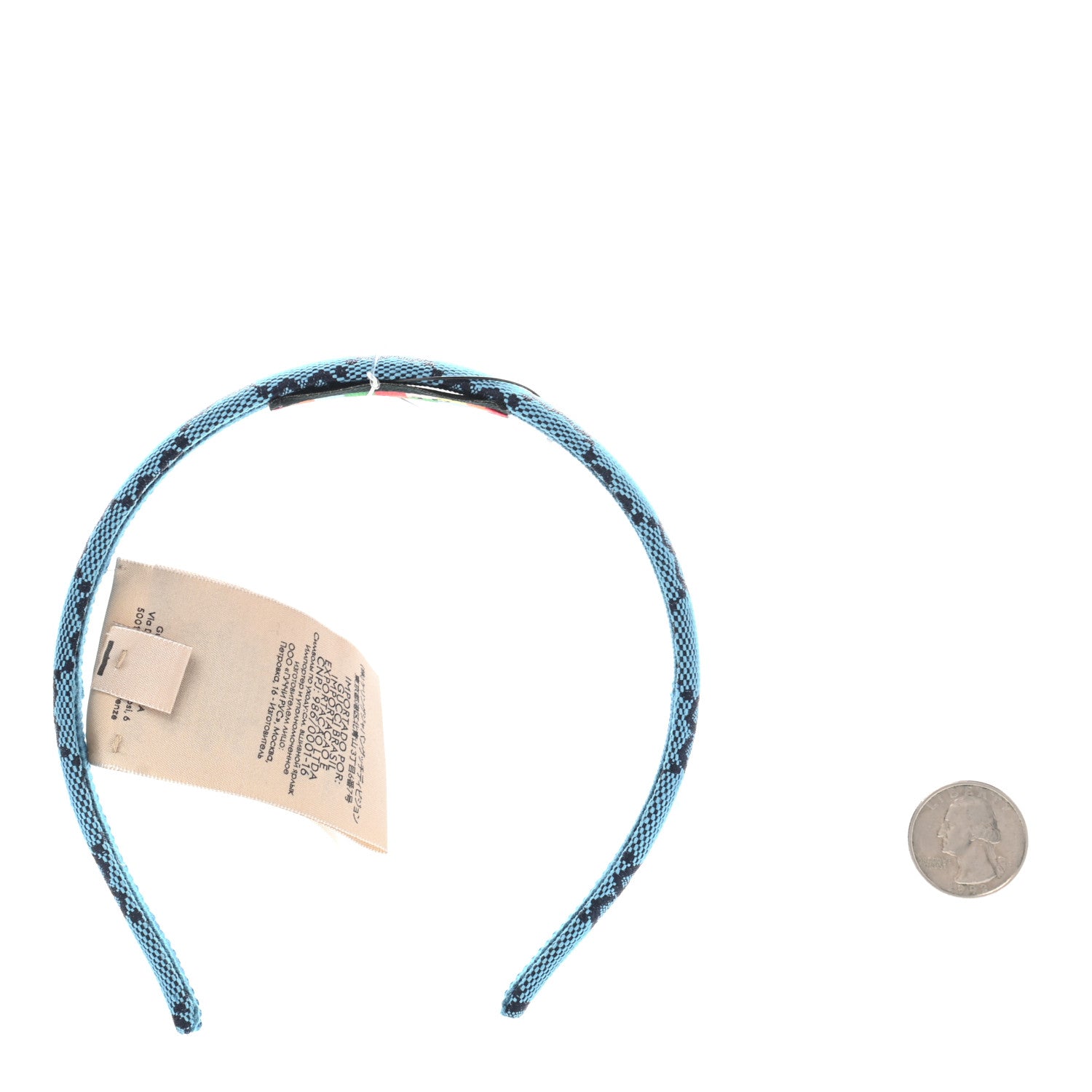 Gucci GG Canvas Headband Blue 2 of 11