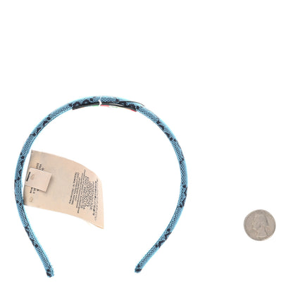 Gucci GG Canvas Headband Blue 2 of 11