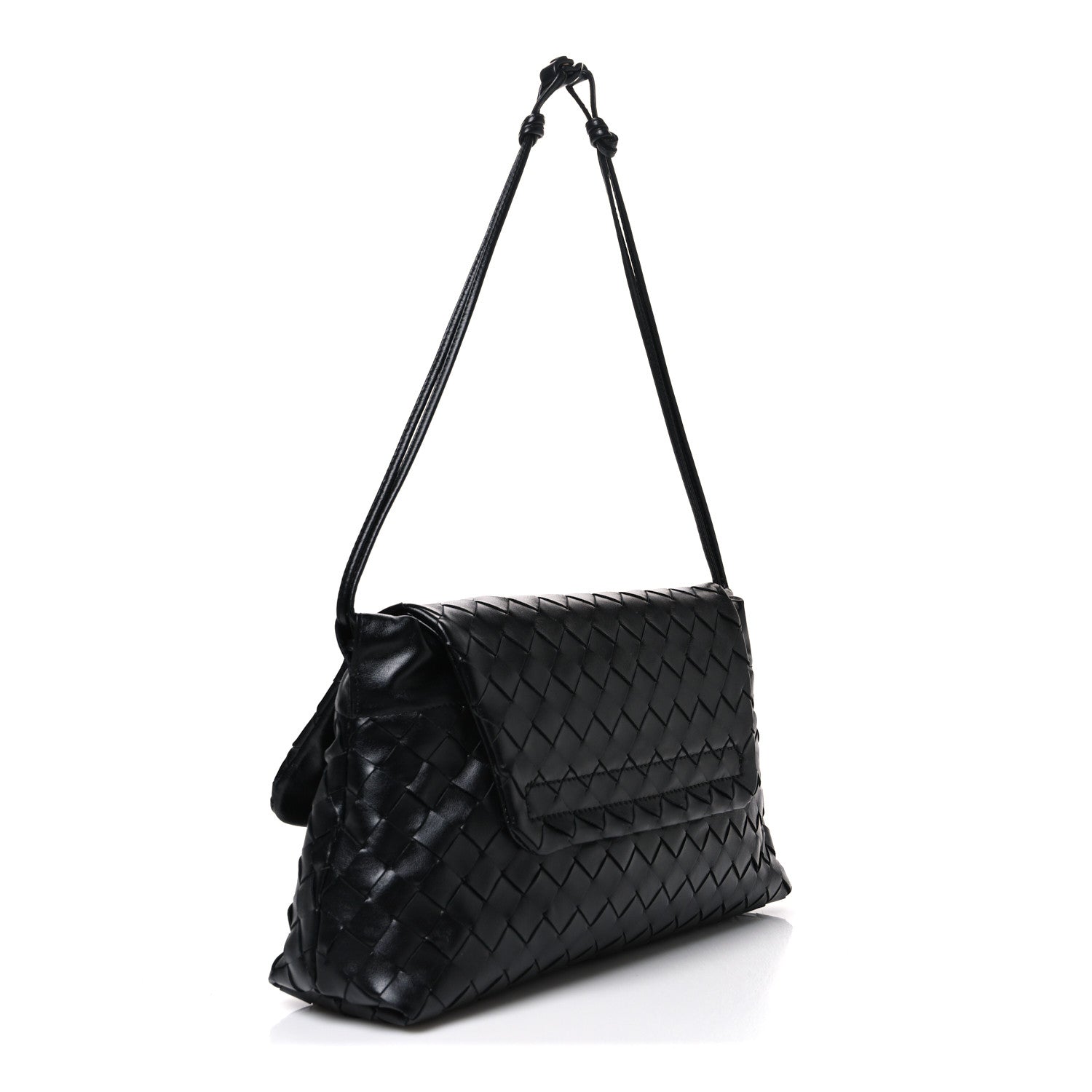 Bottega Veneta Calfskin Intrecciato Giorno Black 3 of 10