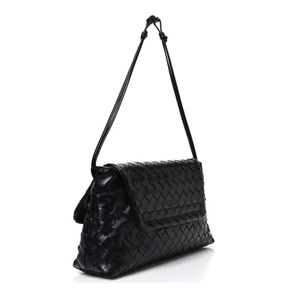 Bottega Veneta Calfskin Intrecciato Giorno Black 3 of 10