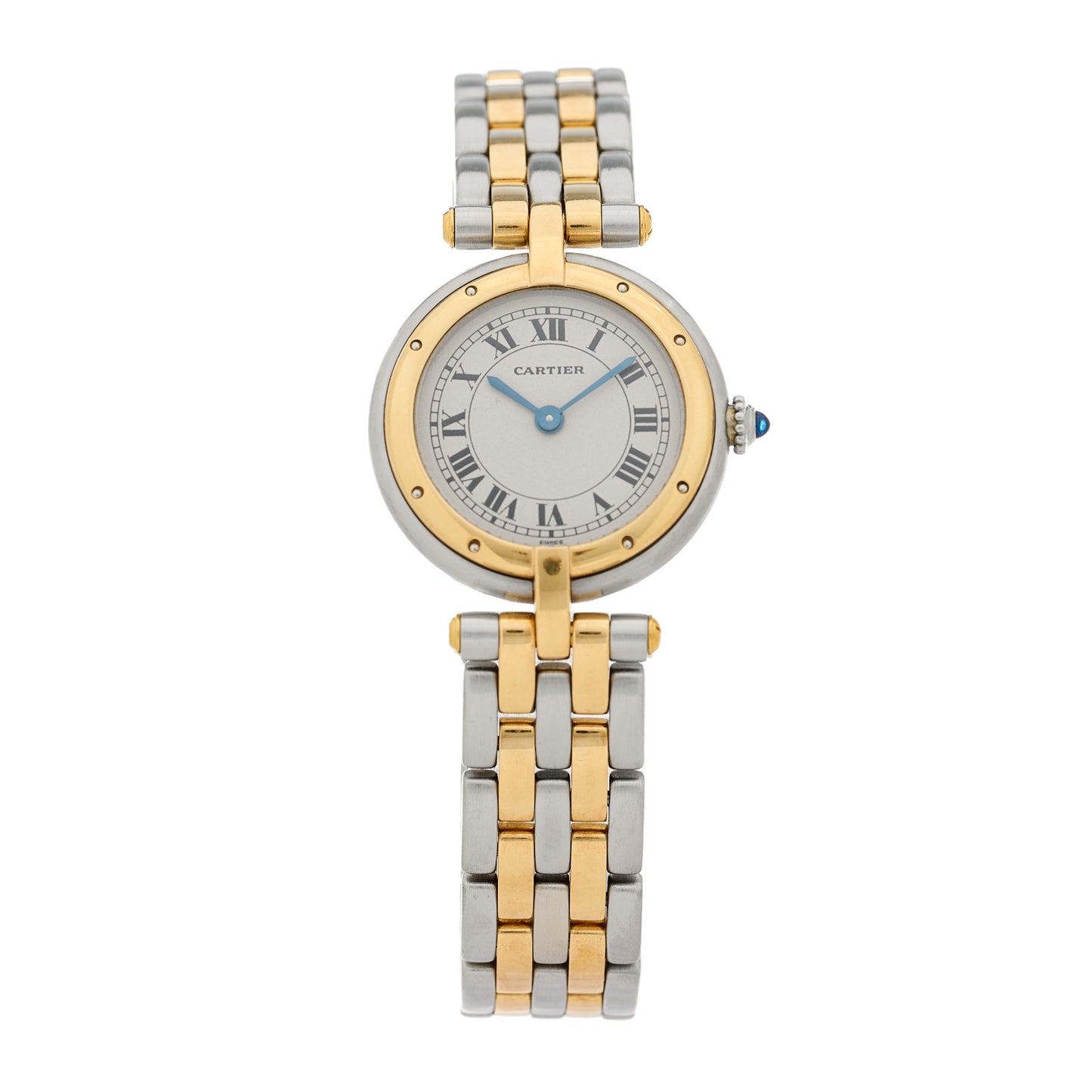 Stainless Steel 18K Yellow Gold 24mm Panthere Vendome Quartz Watch