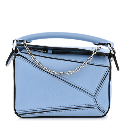 Loewe Calfskin Nano Puzzle Bag Blue 1 of 11