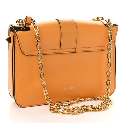 Valentino Garavani Vitello B-Rockstud Flap Mandarin Sorbet 3 of 11