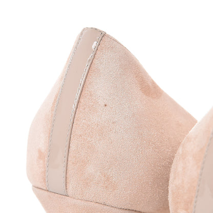 Chanel Suede Patent Calfskin CC Cap Toe Pumps 42 Pink 11 of 12
