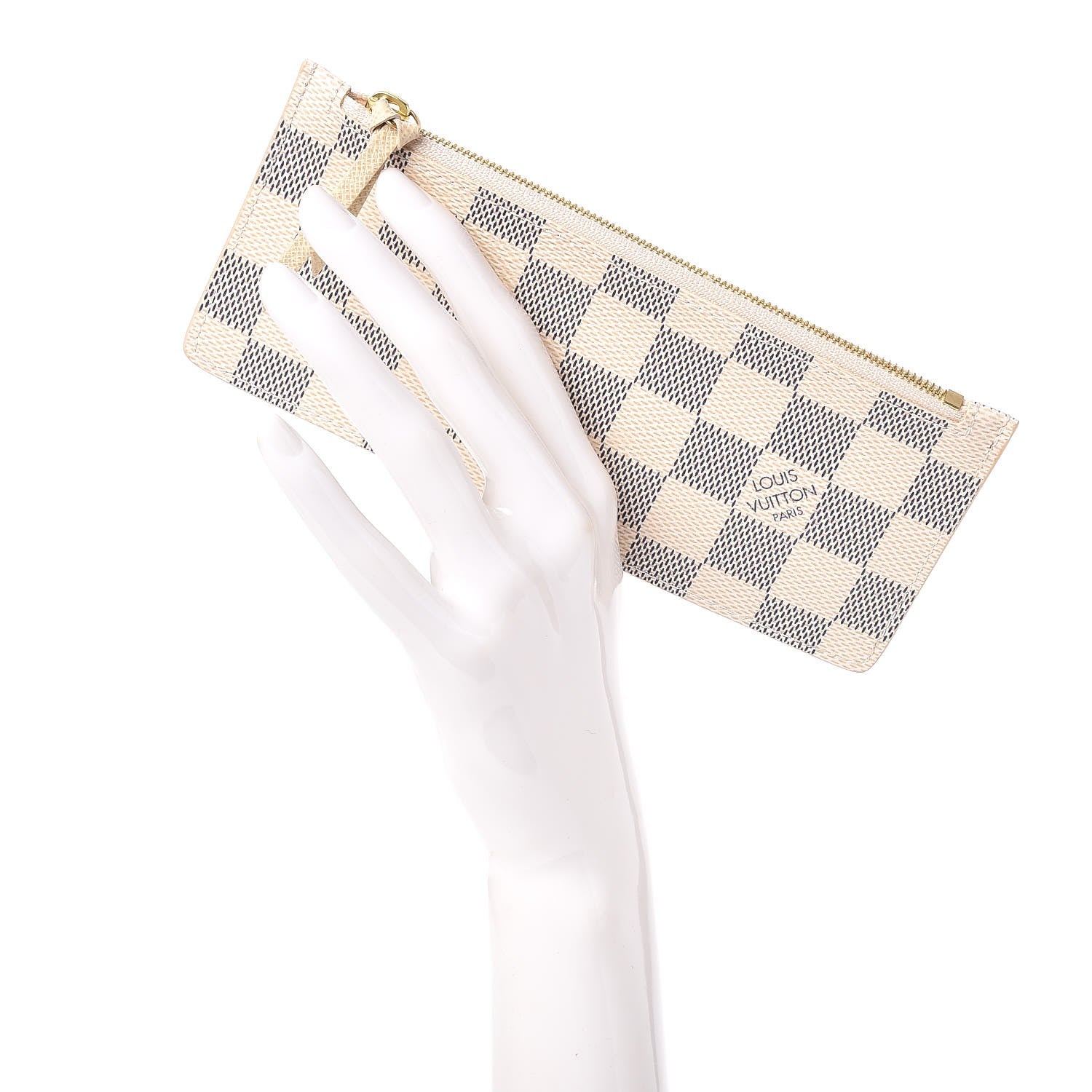 Louis Vuitton Damier Azur Josephine Wallet Zippered Insert 2 of 6