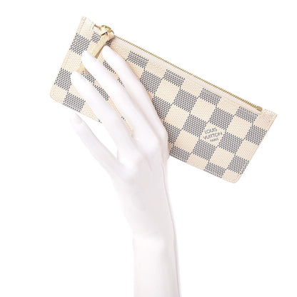 Louis Vuitton Damier Azur Josephine Wallet Zippered Insert 2 of 6