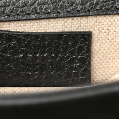 Gucci Dollar Calfskin Crystal Web Mini Dionysus Bamboo Top Handle Bag Black Black Diamond 7 of 11