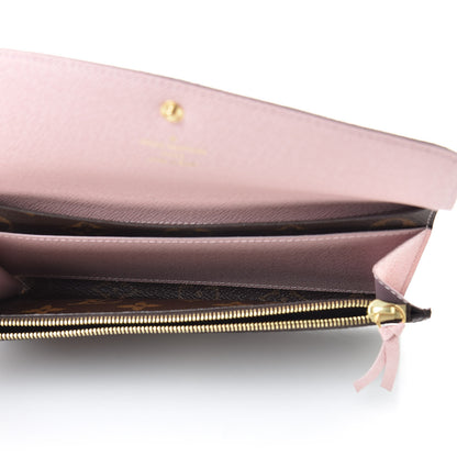 Louis Vuitton Monogram Emilie Wallet Rose Ballerine 5 of 8