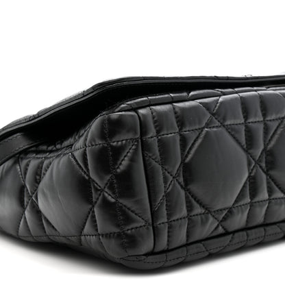 Christian Dior Calfskin Macrocannage Large Caro Bag Black 9 of 10