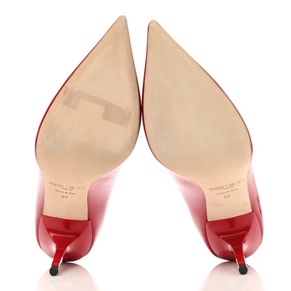 Jimmy Choo Patent Pumps 37 Red 5 of 7