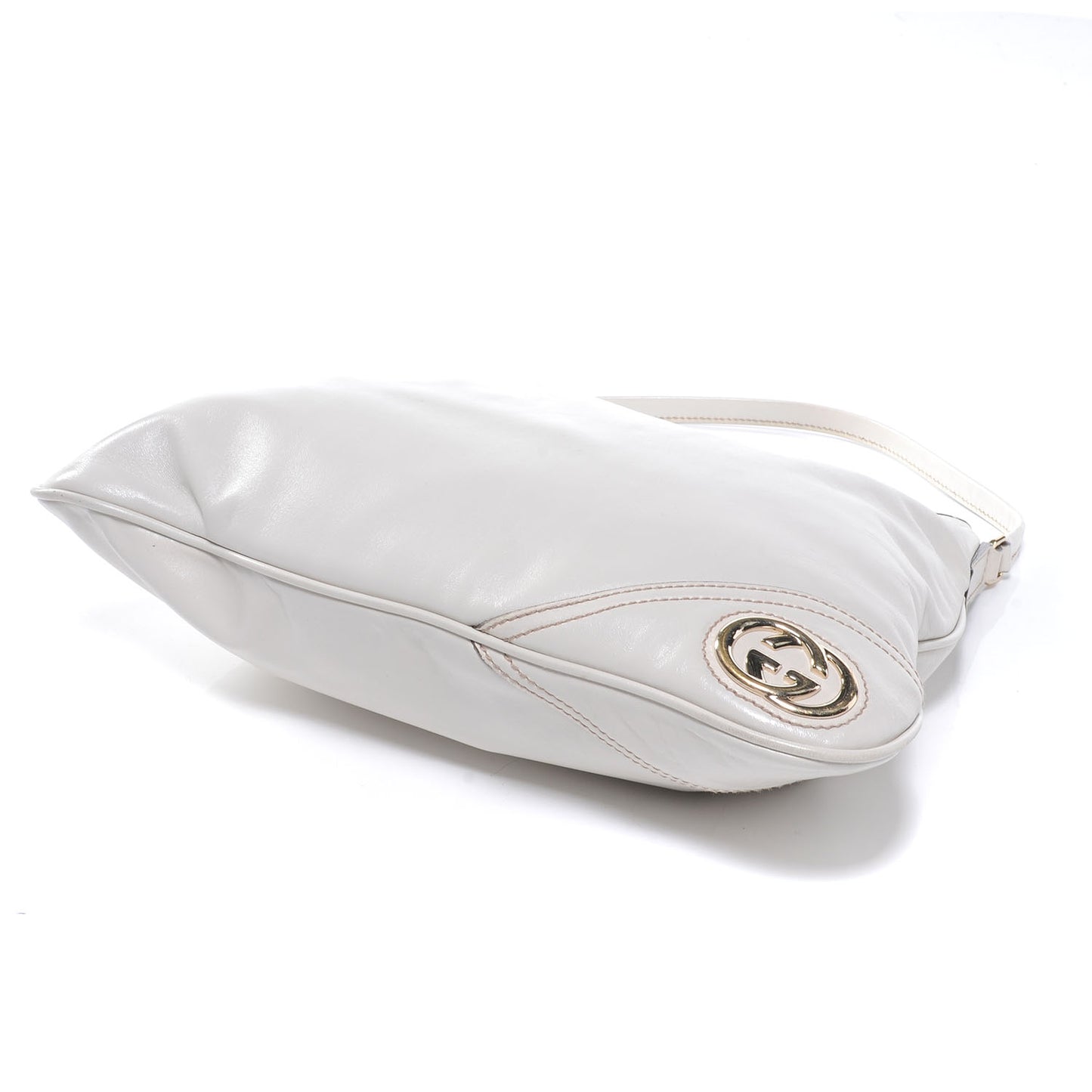 Leather Medium New Britt Hobo White