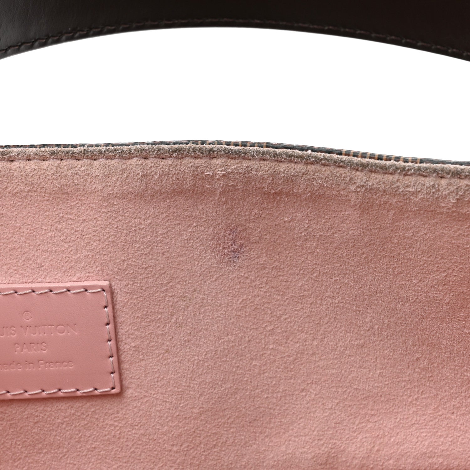 Louis Vuitton LOUIS VUITTON Damier Ebene Caissa Hobo Rose Ballerine 9 of 17