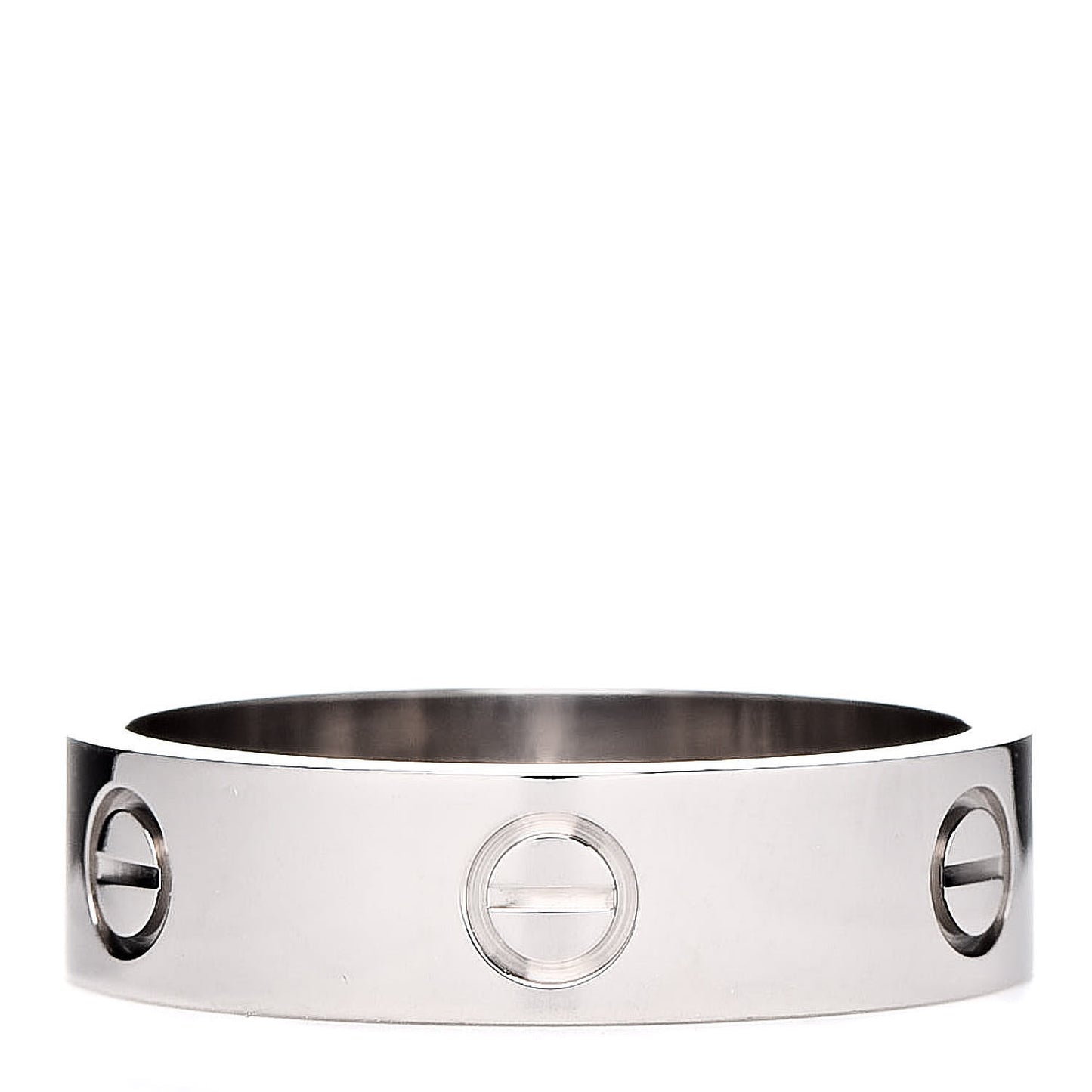 18K White Gold 5.5mm LOVE Ring 63 10.25