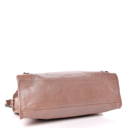 Balenciaga Pearlescent Goatskin Classic Palladium Hardware City Rose Rose Light 5 of 14