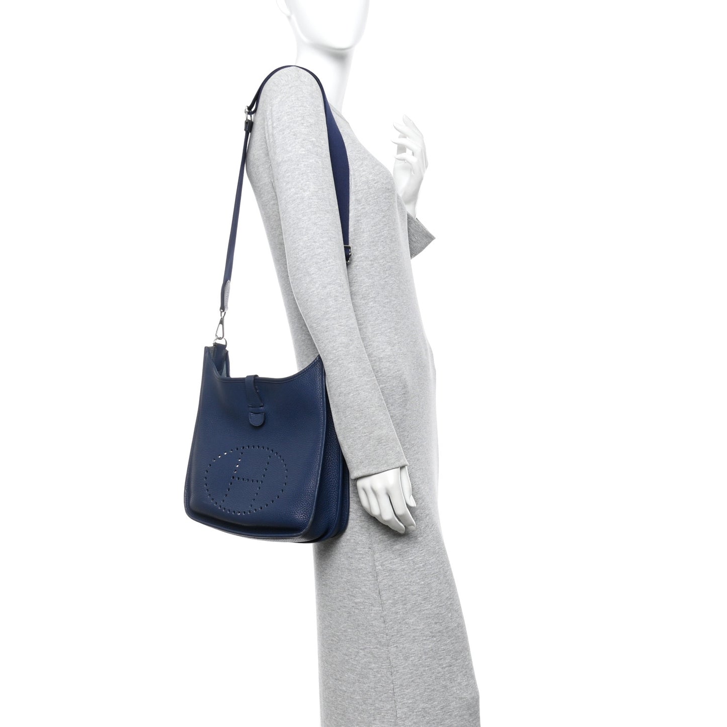 Taurillon Clemence Evelyne III PM Bleu Saphir