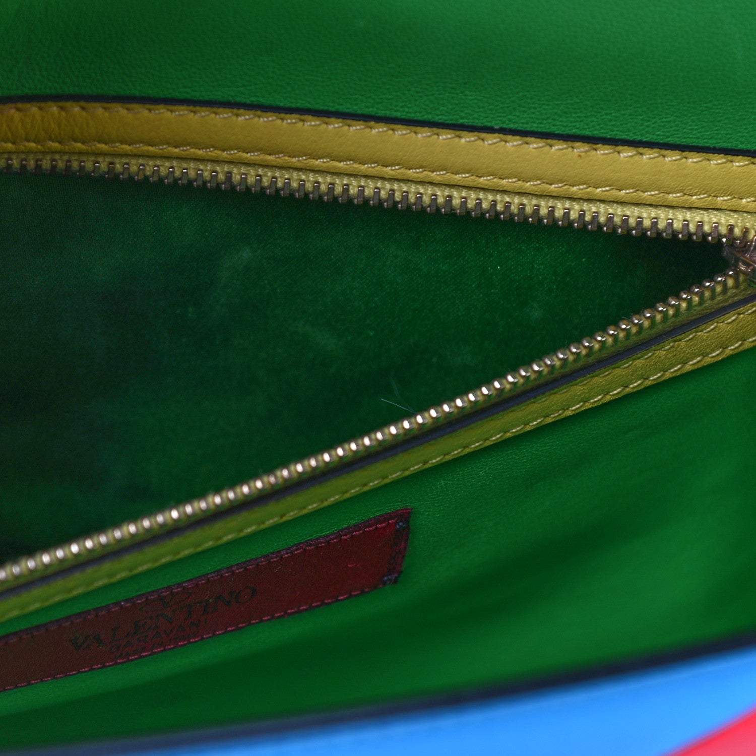 Valentino Garavani Vitello 1973 Medium Glam Lock Rockstud Flap Multicolor 28 of 40