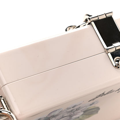 Dolce & Gabbana Acrylic Floral Print Dolce Box Clutch Ivory 8 of 10