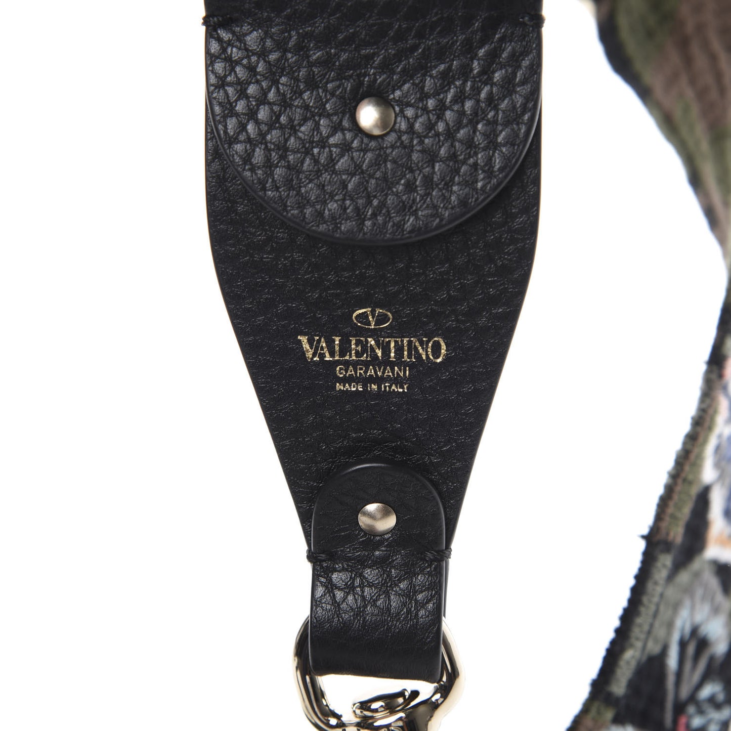 Canvas Camubutterfly Rockstud Guitar Strap Multicolor