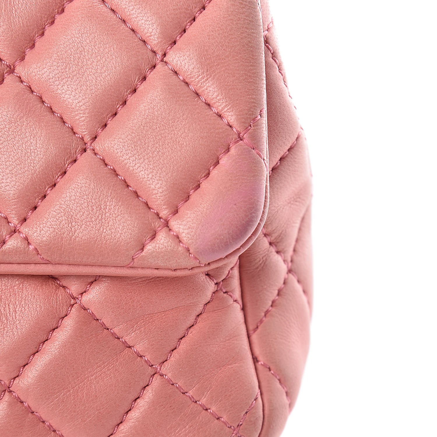Chanel Lambskin East West Valentine Charms Flap Pink 20 of 25