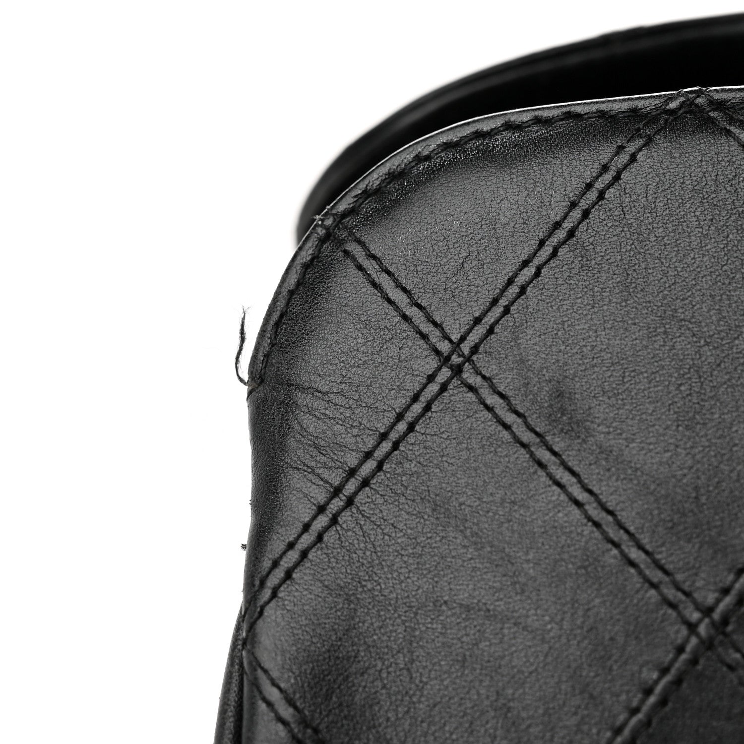 Chanel Calfskin Stitched XL Weekender Black 15 of 21