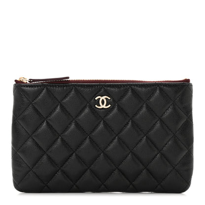 Chanel Caviar Quilted Cosmetic Case Black 1 of 7