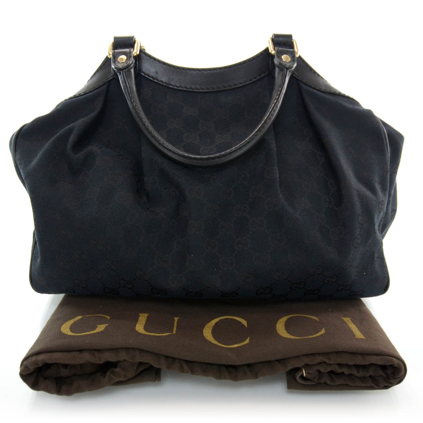 Monogram Medium Sukey Tote Black