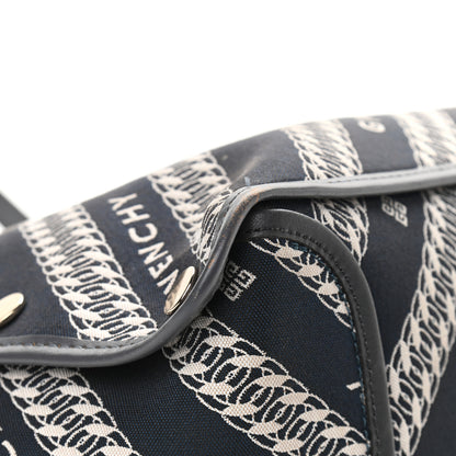 Givenchy Canvas Jacquard Medium Bond Tote Oil Blue 12 of 15