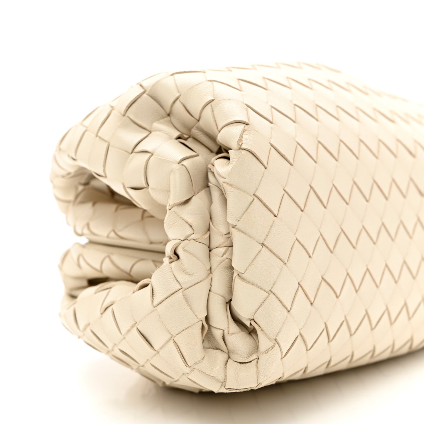 Nappa Maxi Intrecciato The Pouch Oversized Clutch Plaster