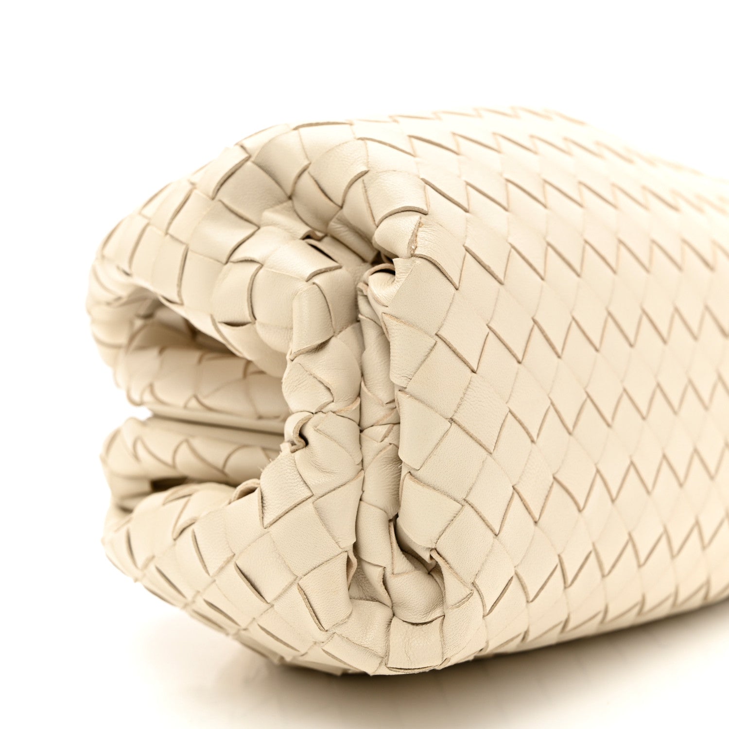 Bottega Veneta Nappa Maxi Intrecciato The Pouch Oversized Clutch Plaster 7 of 8