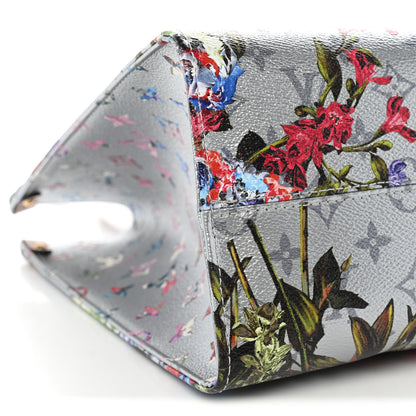 Louis Vuitton Metallic Monogram LV Garden OnTheGo MM Silver 8 of 9