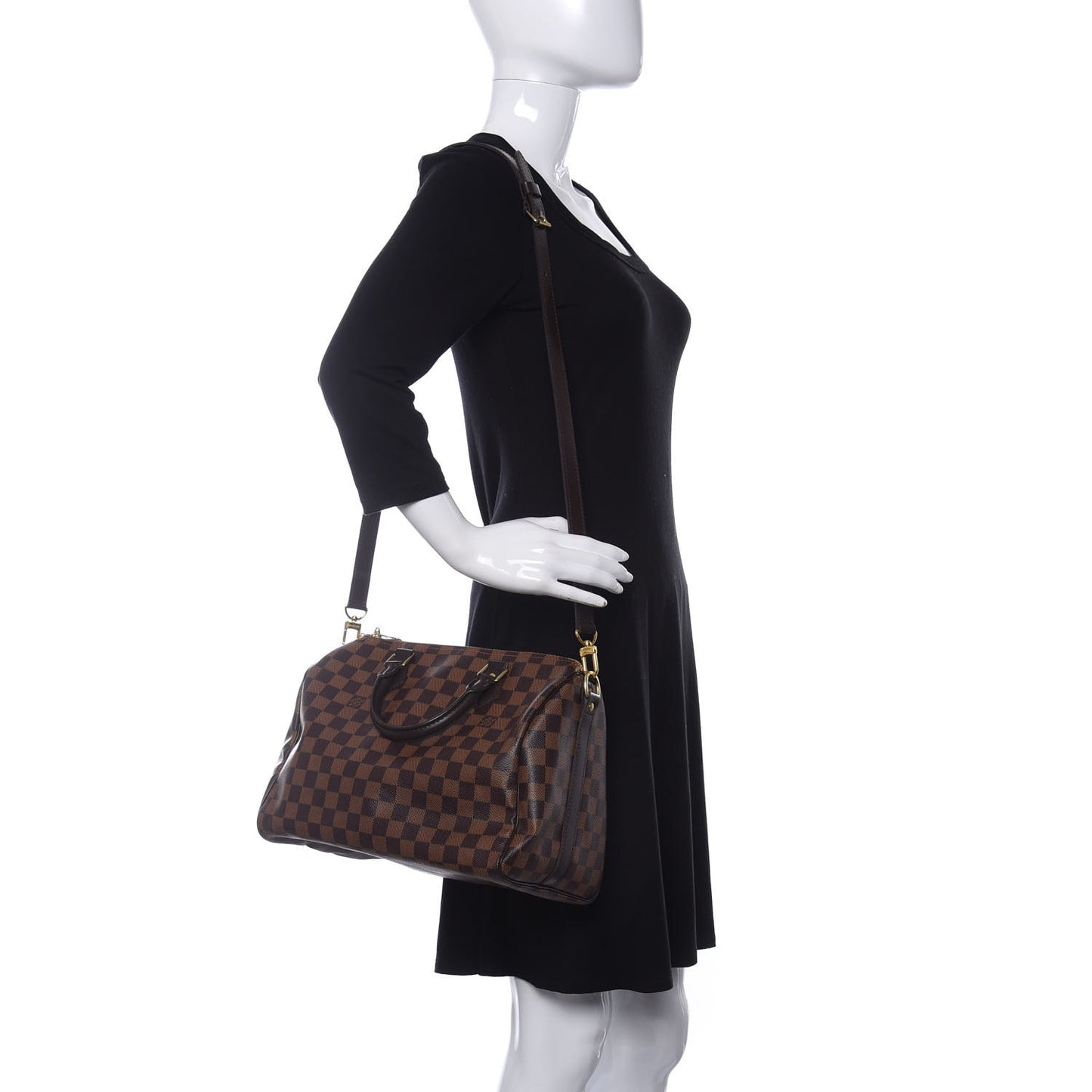 Damier Ebene Speedy Bandouliere 30