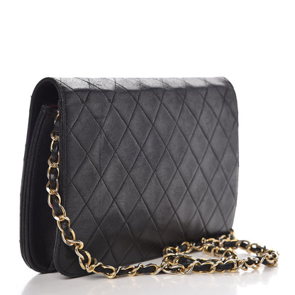 Chanel Lambskin Quilted Wallet On Chain WOC Black 3 of 8