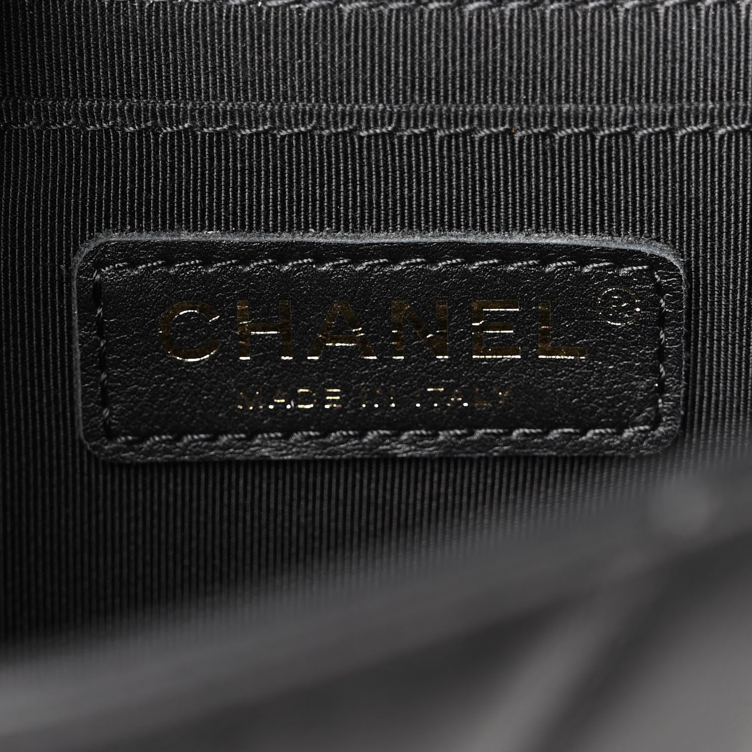 Chanel Lambskin Chevron Quilted Mini Statement Flap Black 6 of 10