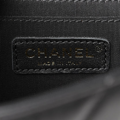 Chanel Lambskin Chevron Quilted Mini Statement Flap Black 6 of 10