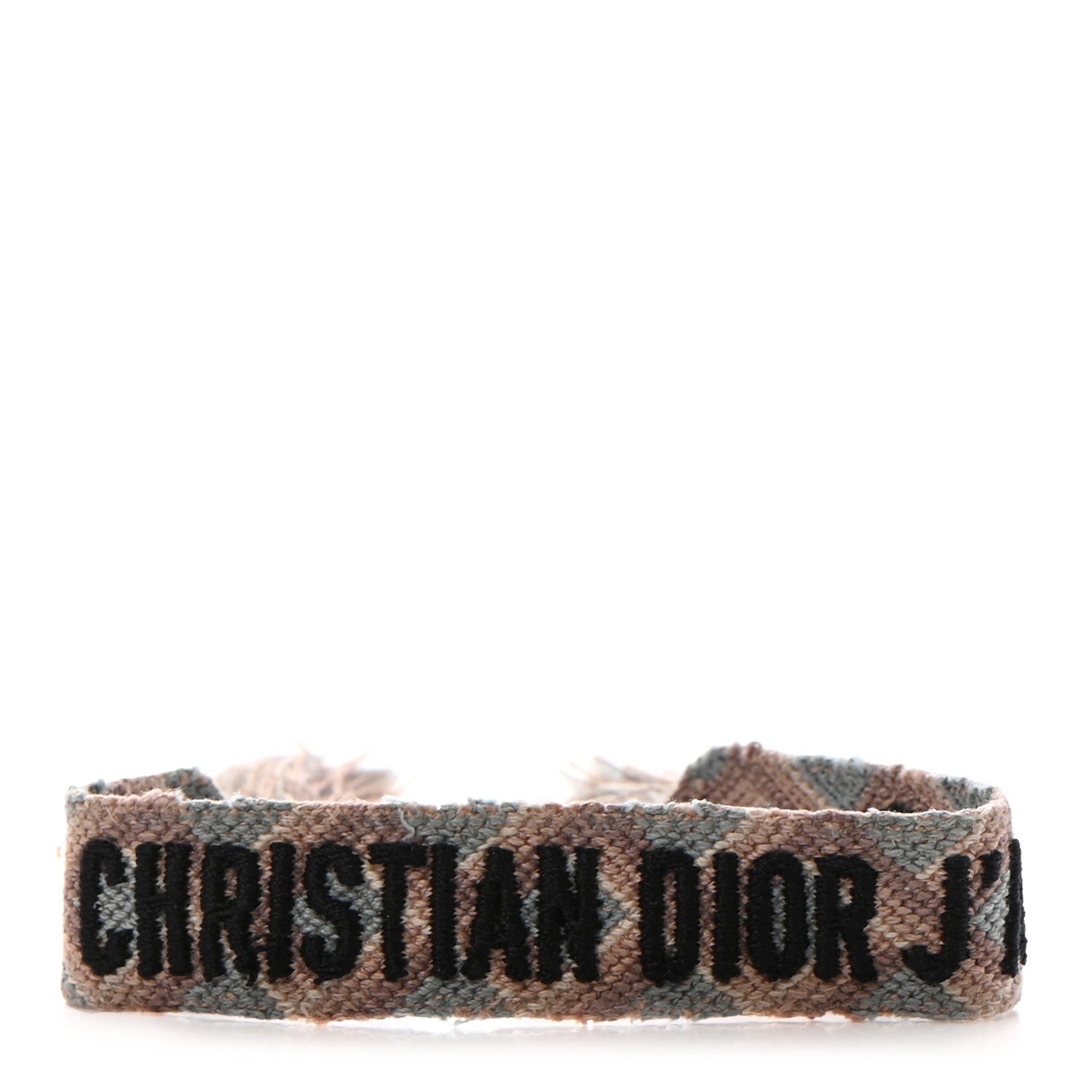 Christian Dior Woven Cotton J'Adior Friendship Bracelet Blue Nude 1 of 7
