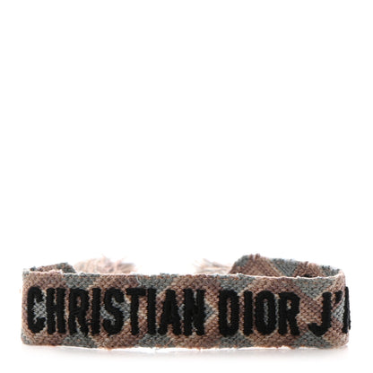 Christian Dior Woven Cotton J'Adior Friendship Bracelet Blue Nude 1 of 7