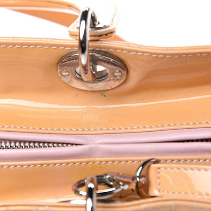 Christian Dior Patent Cannage Large Lady Dior Light Pink 10 of 15