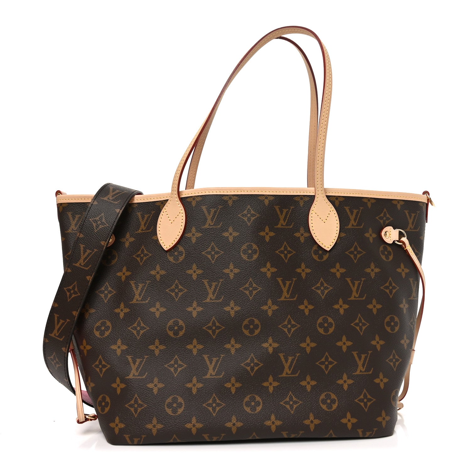 Louis Vuitton Monogram Inside Out Neverfull Bandouliere MM Rose Pondichery 2 of 19
