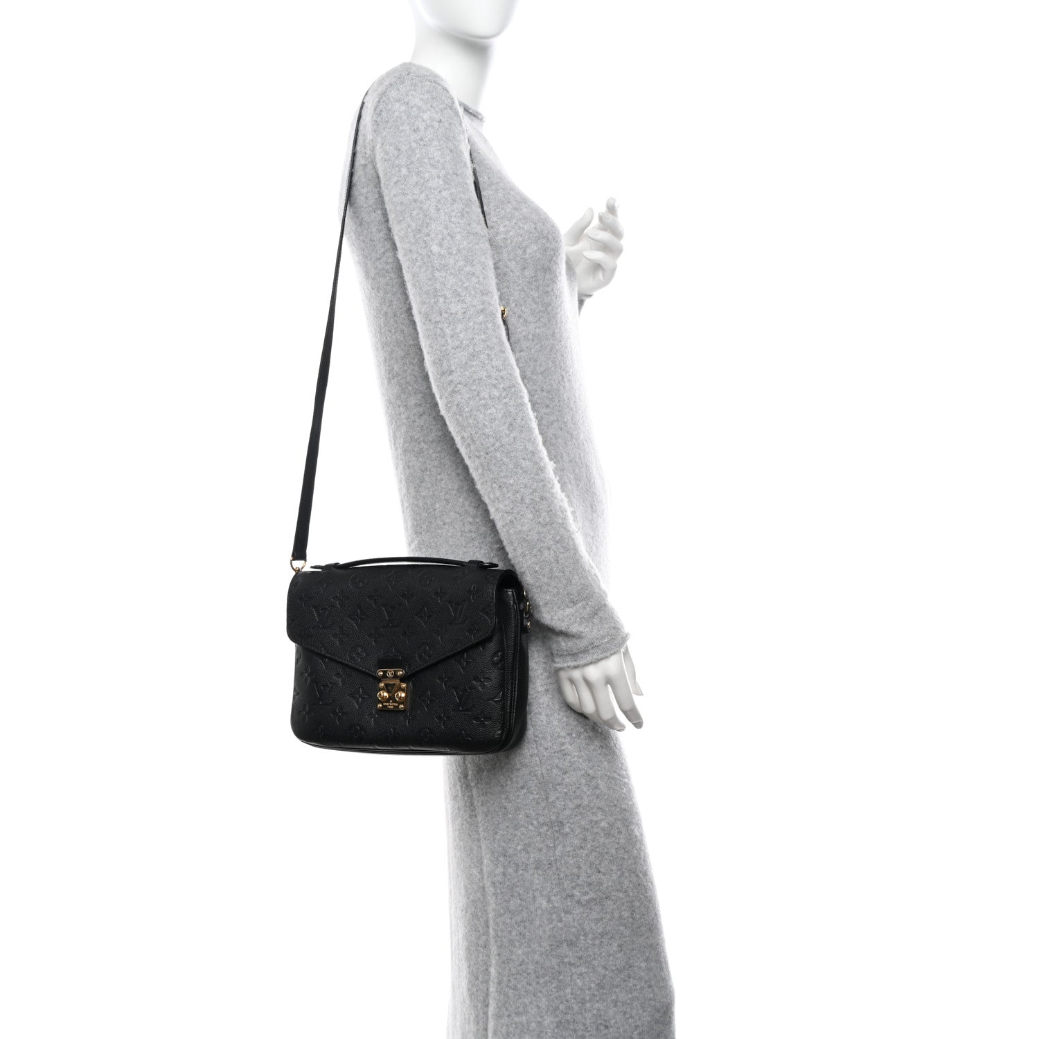 Louis Vuitton Empreinte Pochette Metis Black 3 of 13
