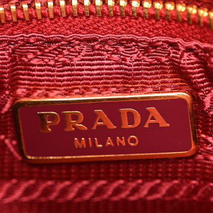 Prada Saffiano Metal Mini Shoulder Bag Pink 6 of 11