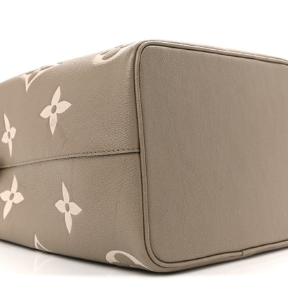 Louis Vuitton Empreinte Monogram Giant Neonoe MM Tourterelle Creme 8 of 10