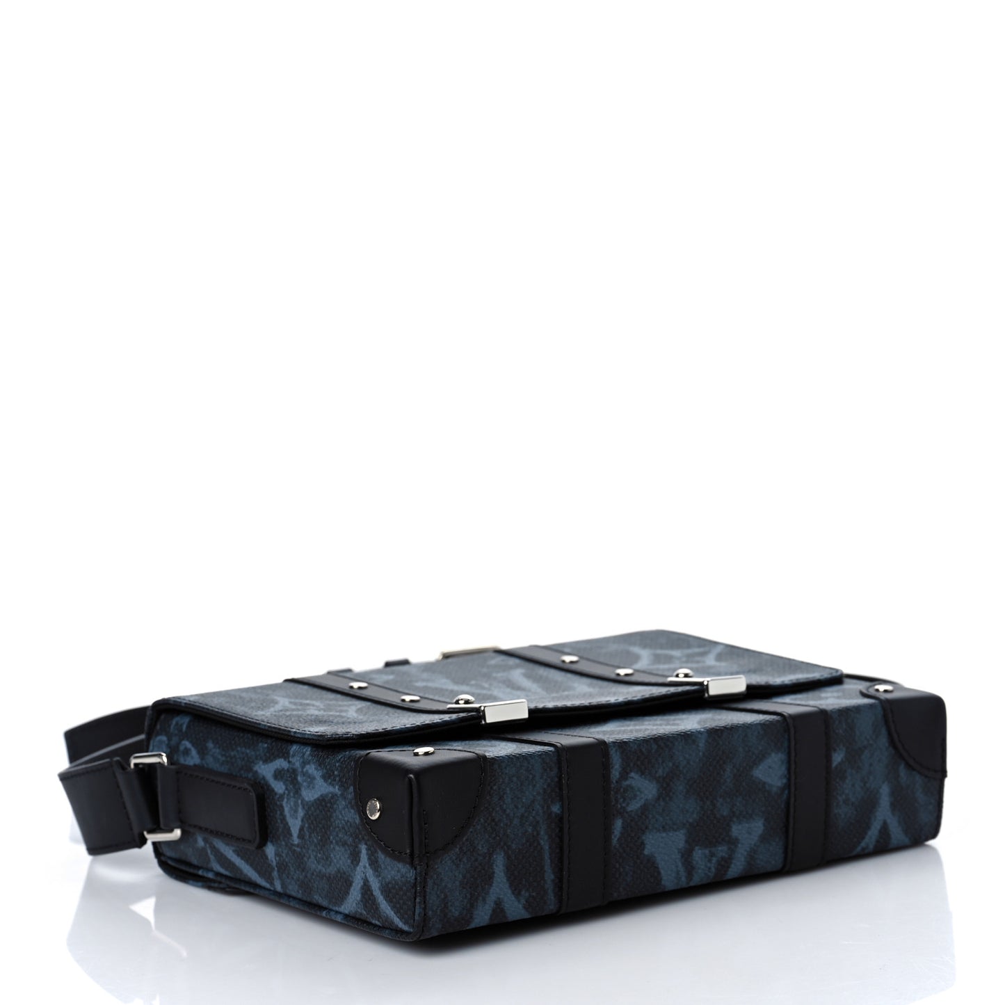 Monogram Pastel Trunk Messenger Black