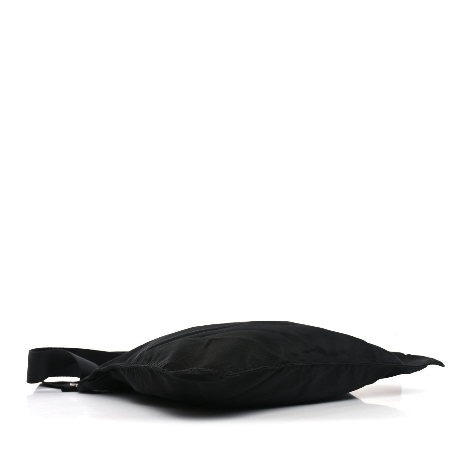 Prada Nylon Flat Messenger Bag Black 6 of 17