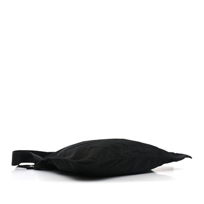 Prada Nylon Flat Messenger Bag Black 6 of 17