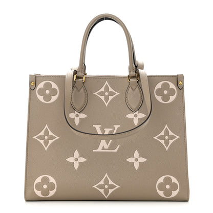 Louis Vuitton LOUIS VUITTON Empreinte Monogram Giant Onthego MM Tourterelle Creme 1 of 11
