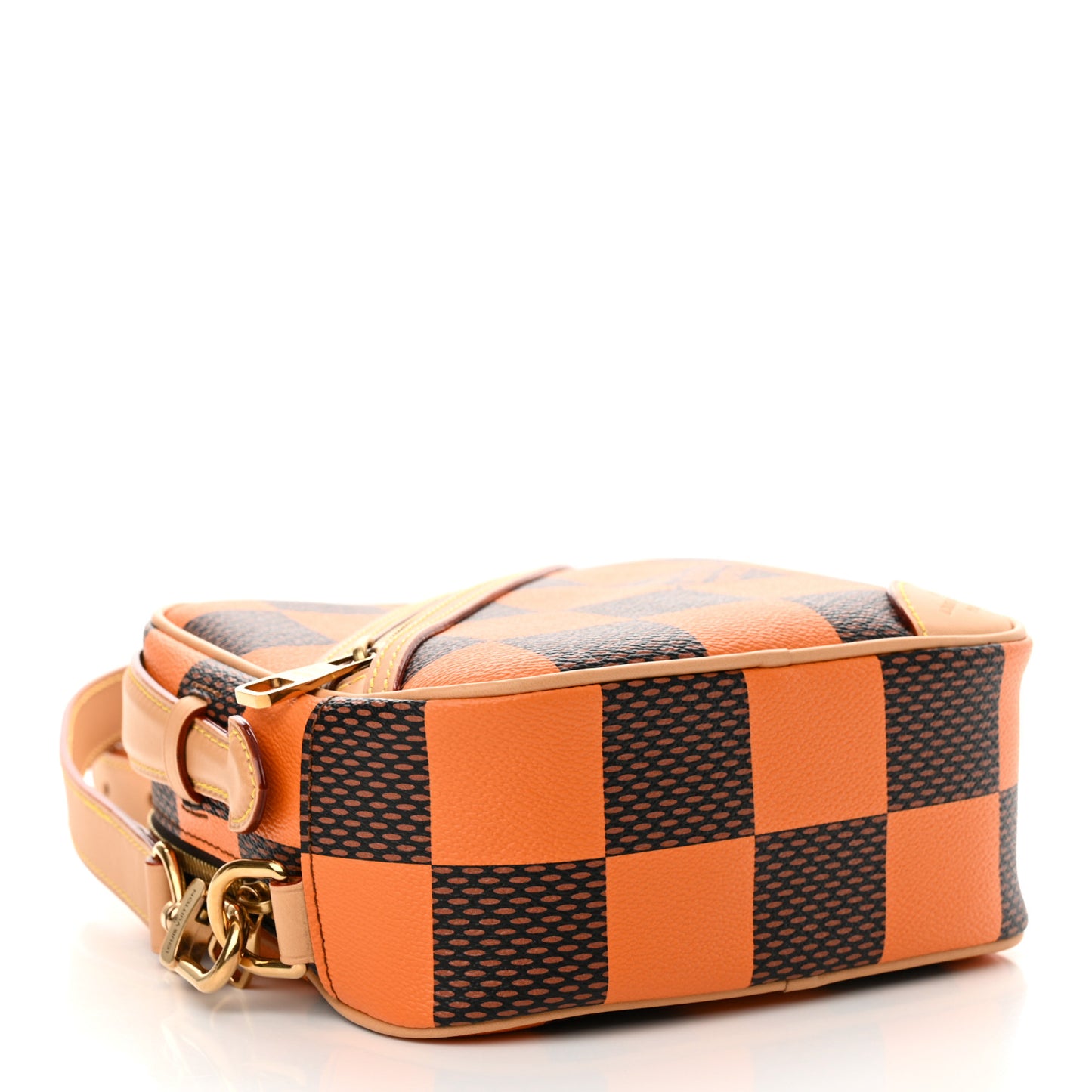 Damier Pop Chess Messenger Orange