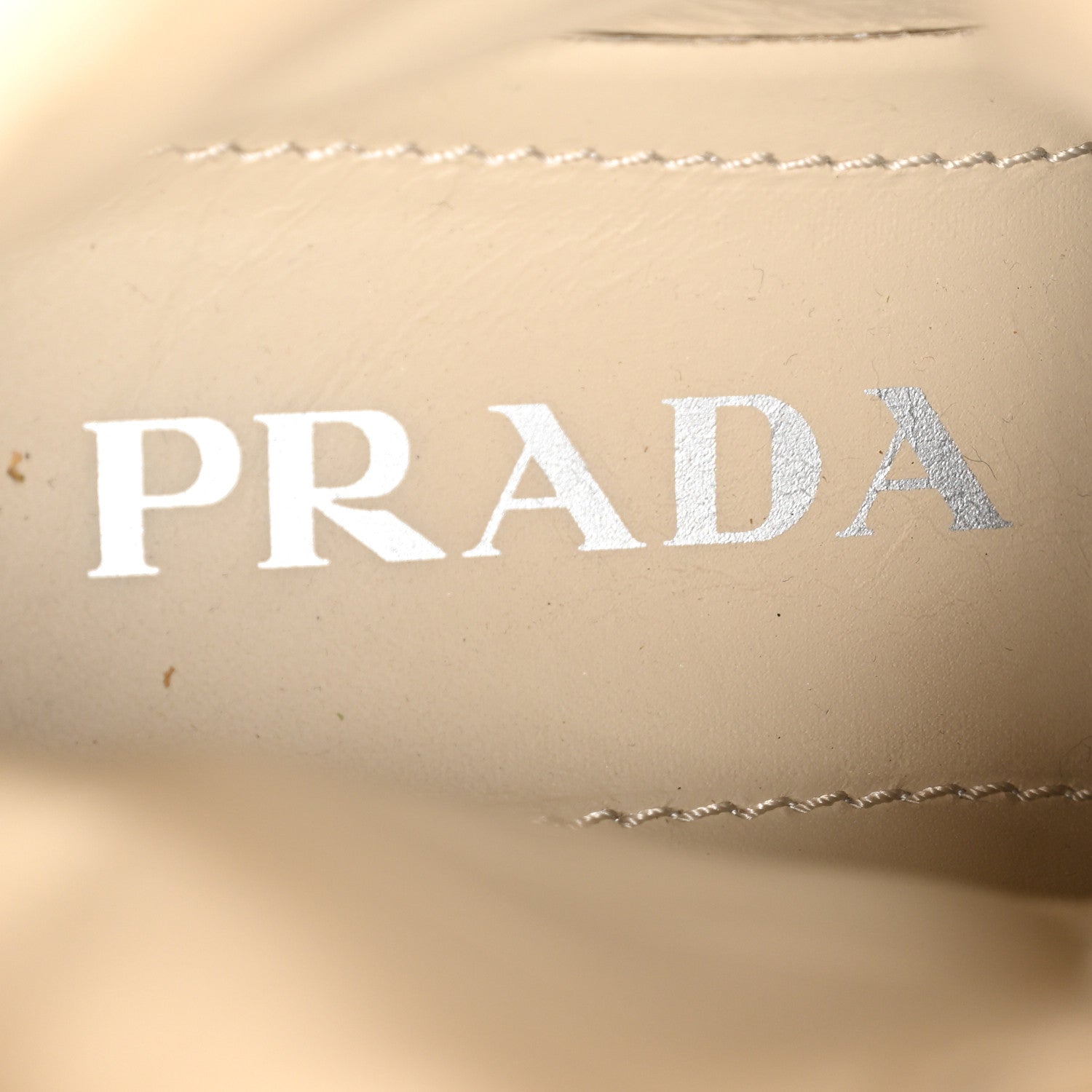 Prada Spazzolato Rois Re-Nylon Metal Triangle Logo Monolith Pouch Pocket 55mm Boots 36 Deserto 7 of 9